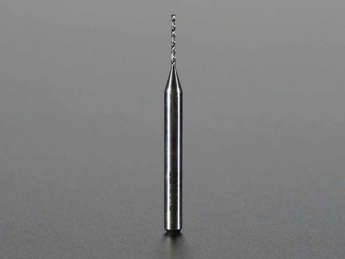 Carbide Square End Mill - 1/8" Shaft - 0.7mm Diameter [Discontinued]