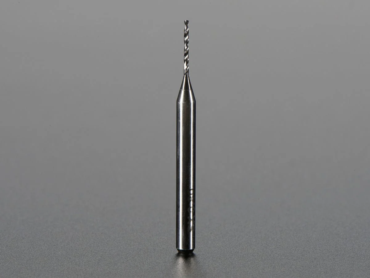 Carbide Square End Mill - 1/8" Shaft - 0.8mm Diameter