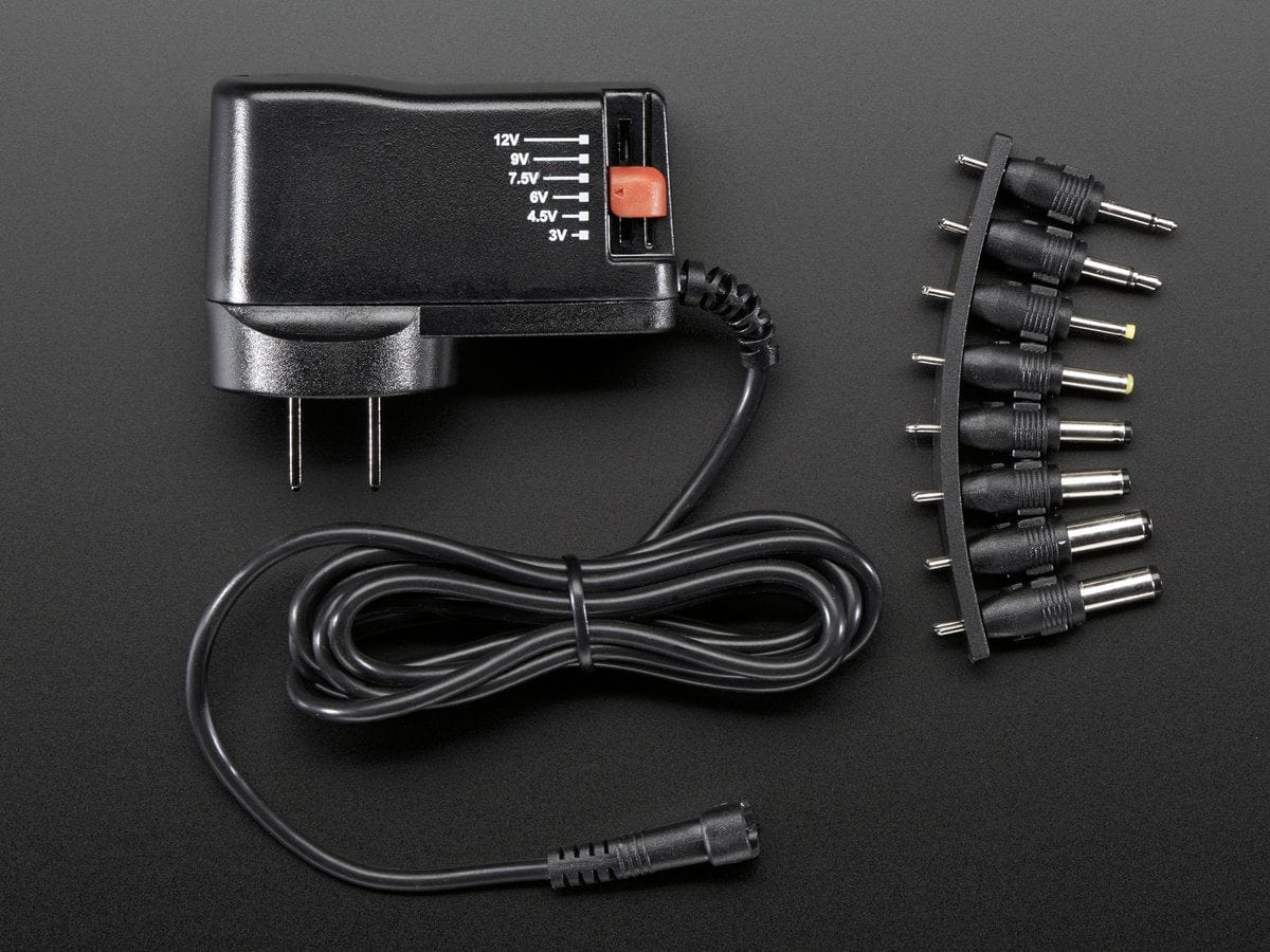 Compact Switching Power Supply - Selectable Output 3-12VDC [discontinued]