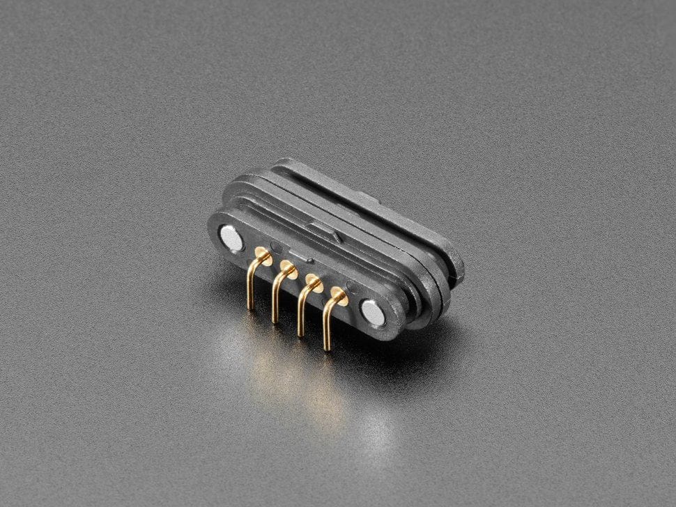 DIY Magnetic Connector - Right Angle Four Contact Pins - Image 2