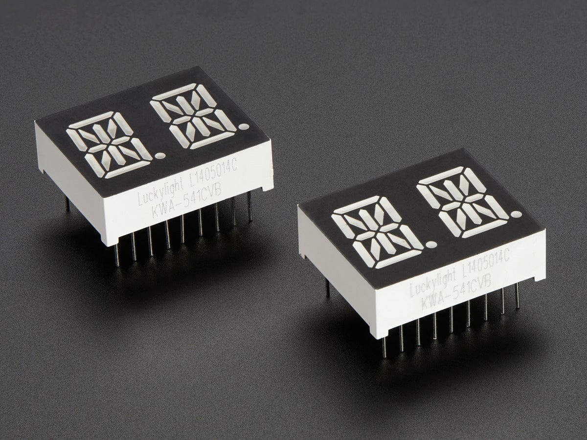 Dual Alphanumeric Display - Red 0.54" Digit Height - Pack of 2 - Image 3