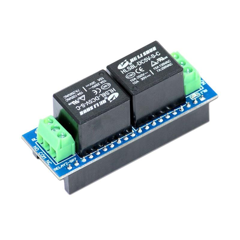 Dual Channel Relay HAT for Raspberry Pi Pico - Image 3