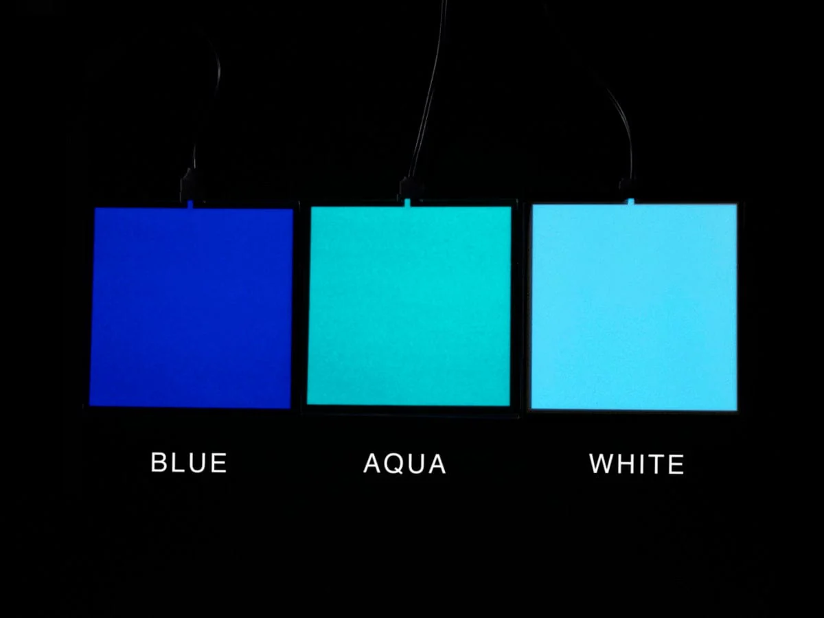 Electroluminescent (EL) Panel Starter Pack - 10cm x 10cm Blue [Discontinued] - Image 4