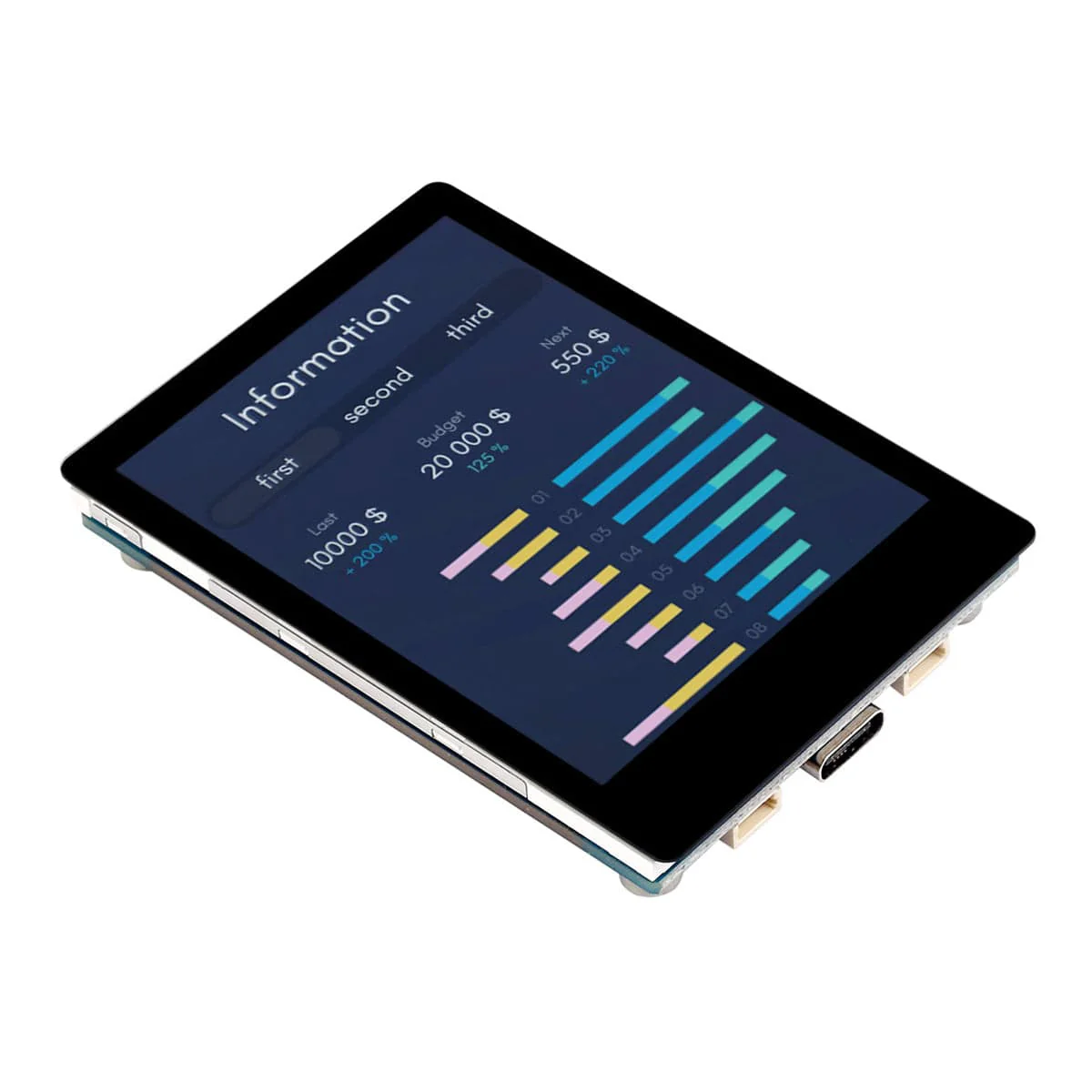 ESP32-S3 Development Board with 2.8" IPS Capacitive Touch Display (240 x 320)