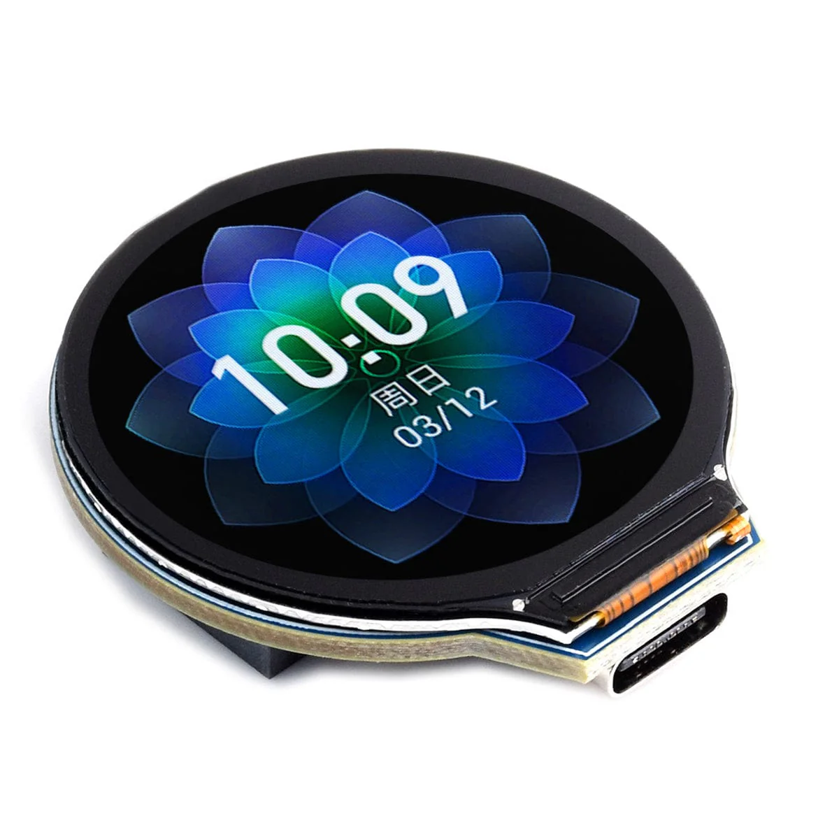 ESP32-S3 Development Board with 1.28" IPS Round LCD