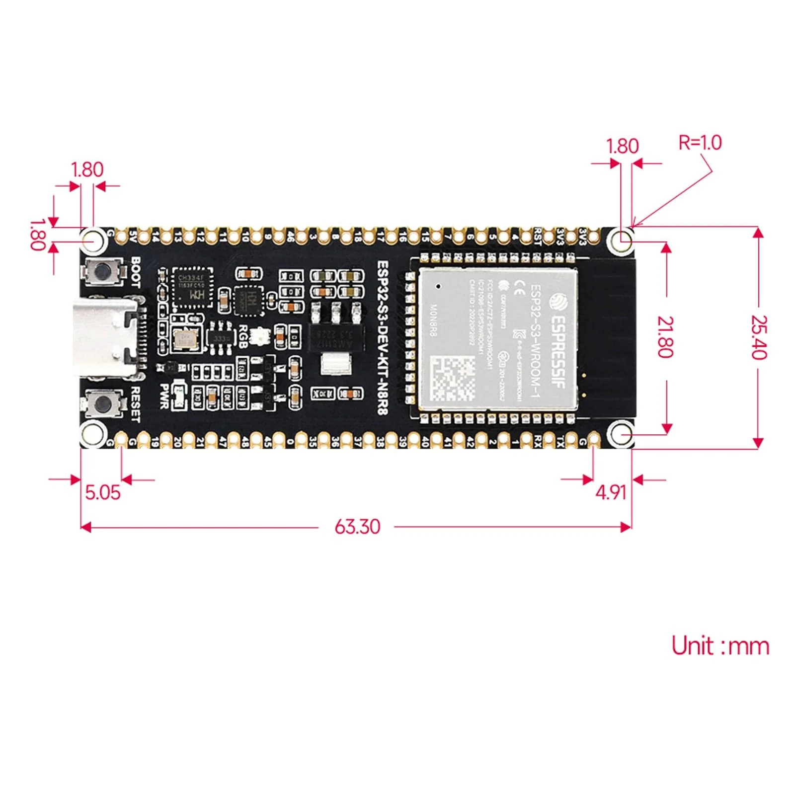 Waveshare ESP32-S3 Development Board - Image 5