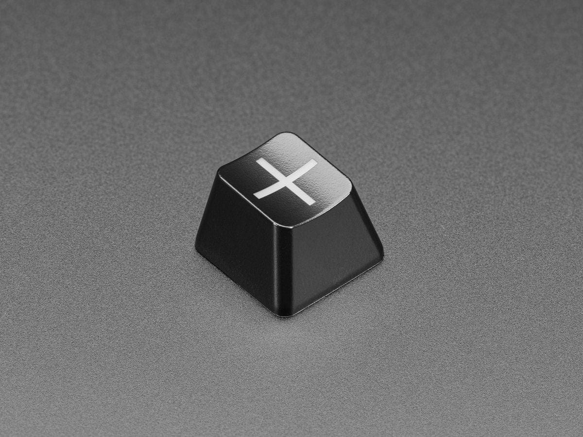 Etched Glow-Through Keycap - Zener ESP Plus Design (MX Compatible Switches) [Discontinued]