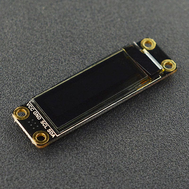 Fermion: Monochrome 0.91” 128x32 I2C OLED Display with Chip Pad