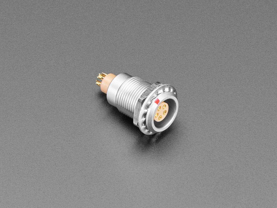FGG.0B Quick Connect 5 Pin Panel Mount Socket - 9mm