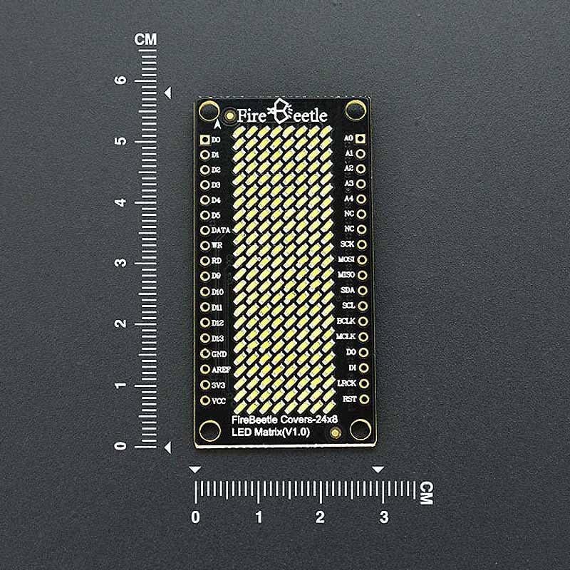 FireBeetle Covers - 24×8 LED Matrix (White) - Image 6