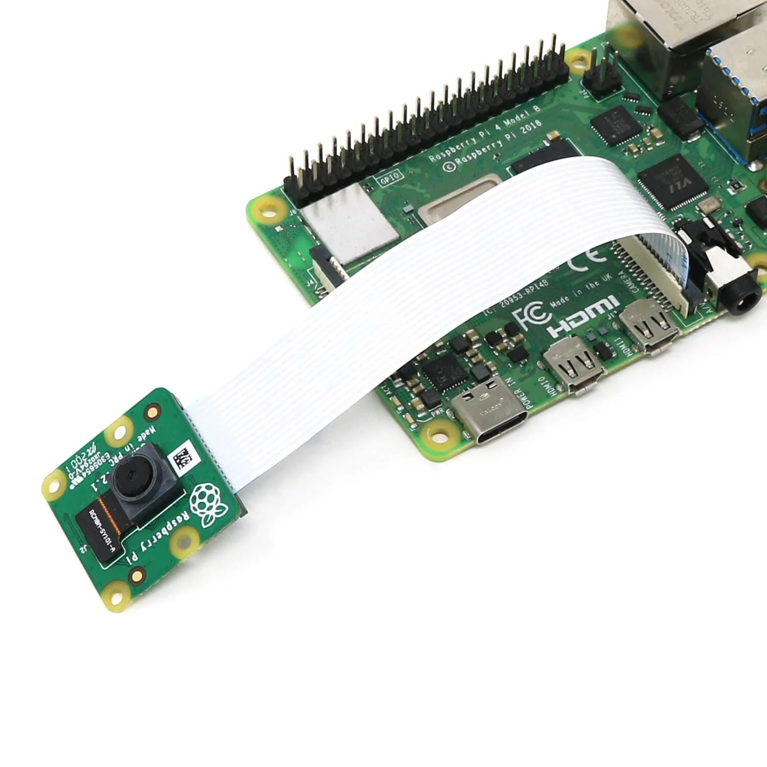 Flex Cable for Raspberry Pi Camera/Display - 100mm - Image 2