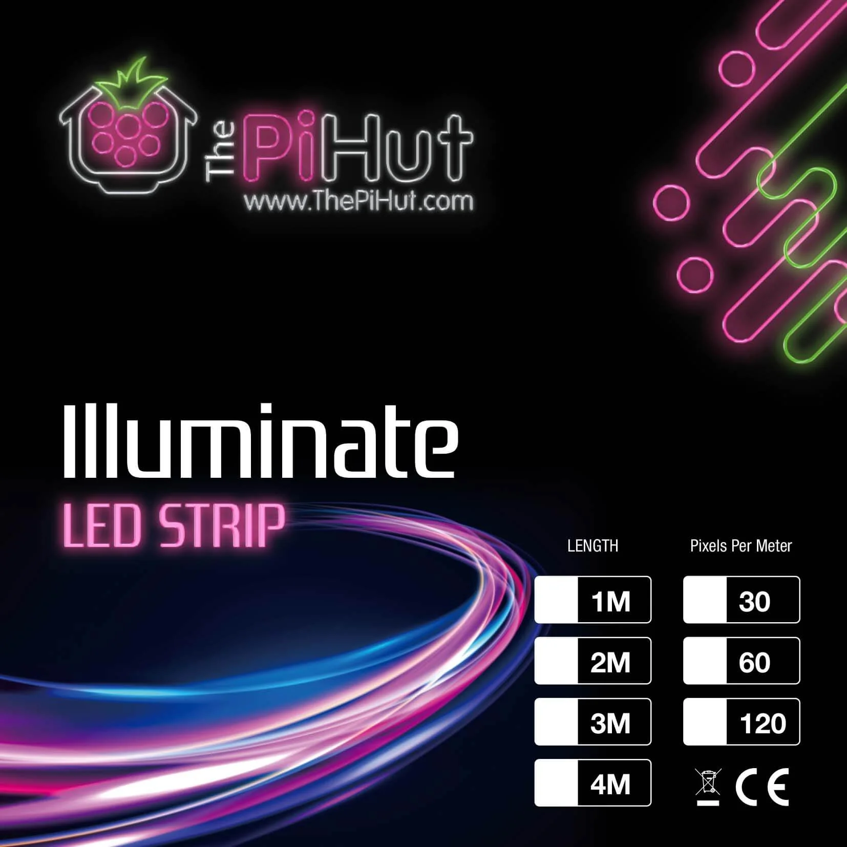 Flexible RGBW LED Strip (NeoPixel/WS2812/SK6812 compatible) - 144 LED/Metre - Image 7