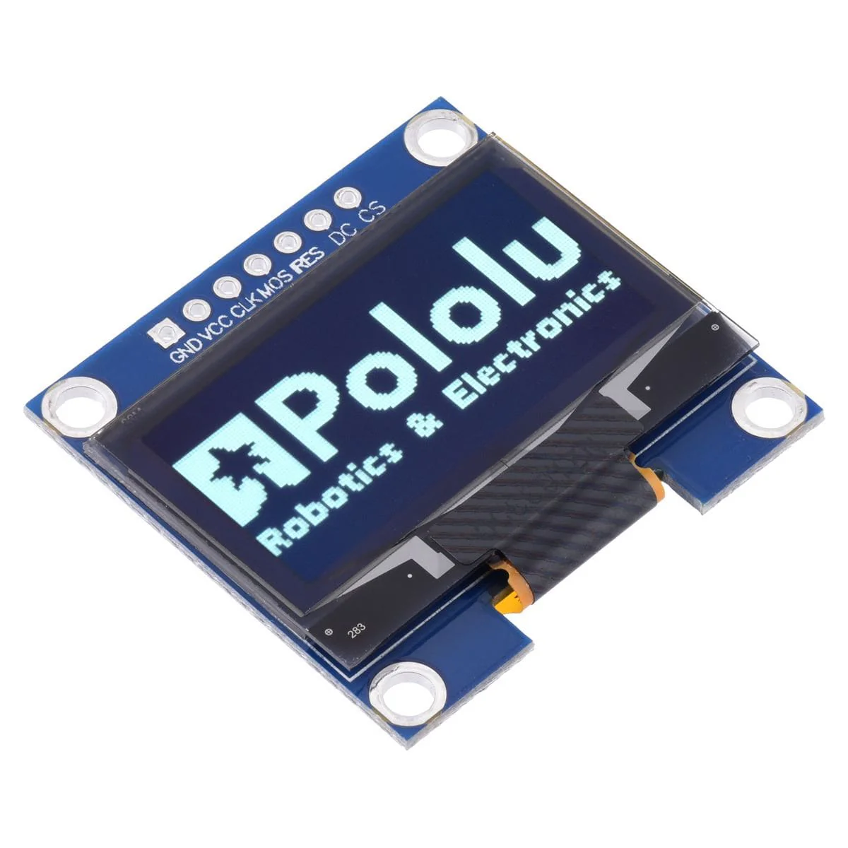 Graphical OLED Display: 128x64, 1.3", White, SPI [Discontinued]