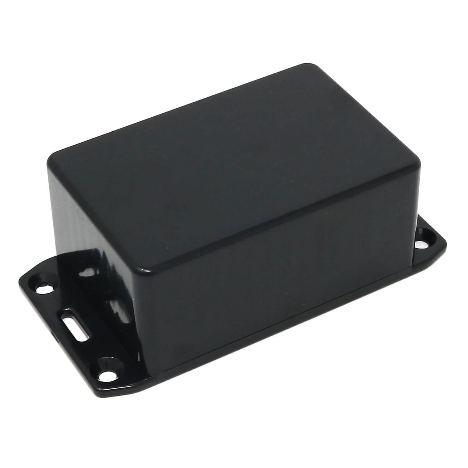 Hammond 85x56x39mm ABS Multi-Purpose Flanged Enclosure (1591LFLBK) [Discontinued]
