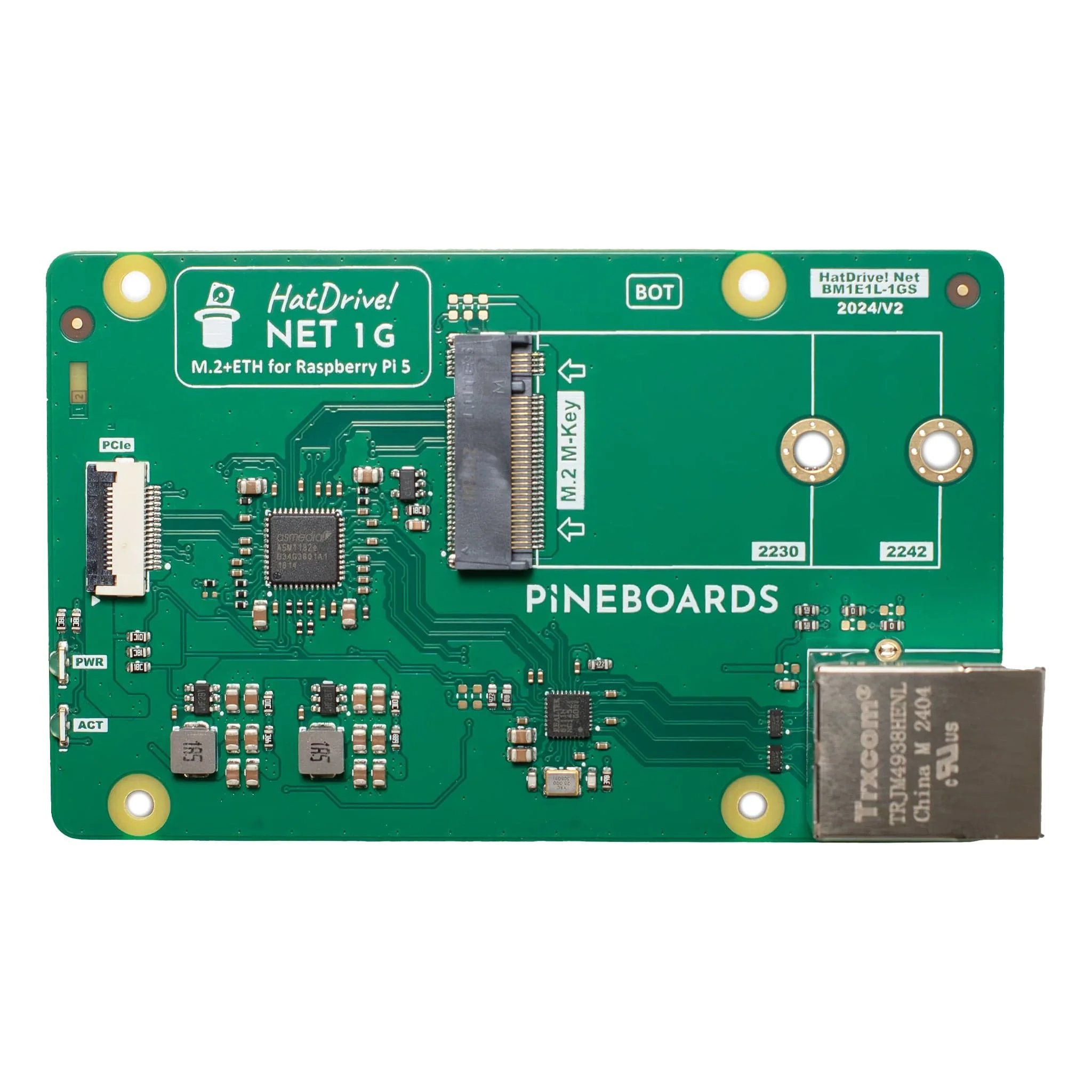 HatDrive! NET 1G for Raspberry Pi 5