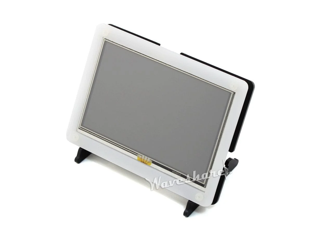 HDMI 5" 800x480 Touch Screen & Case (GPIO) [Discontinued]