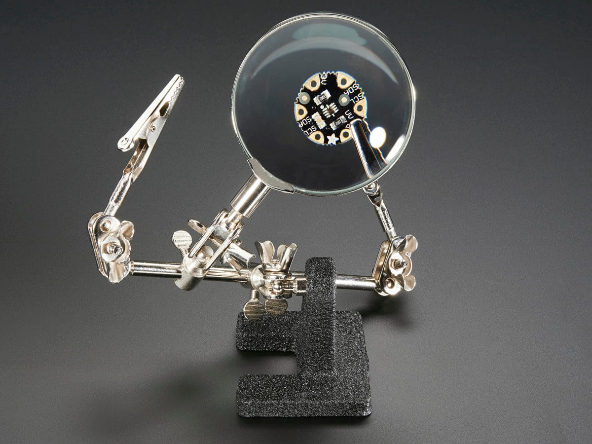 Helping Third Hand Magnifier W/Magnifying Glass Tool (MZ101) - Image 2