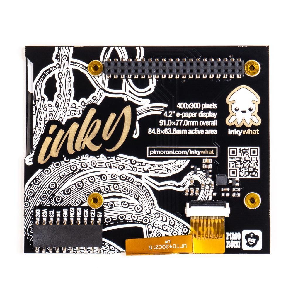 Inky wHAT (ePaper/E Ink®/EPD) - Yellow/Black/White - Image 2