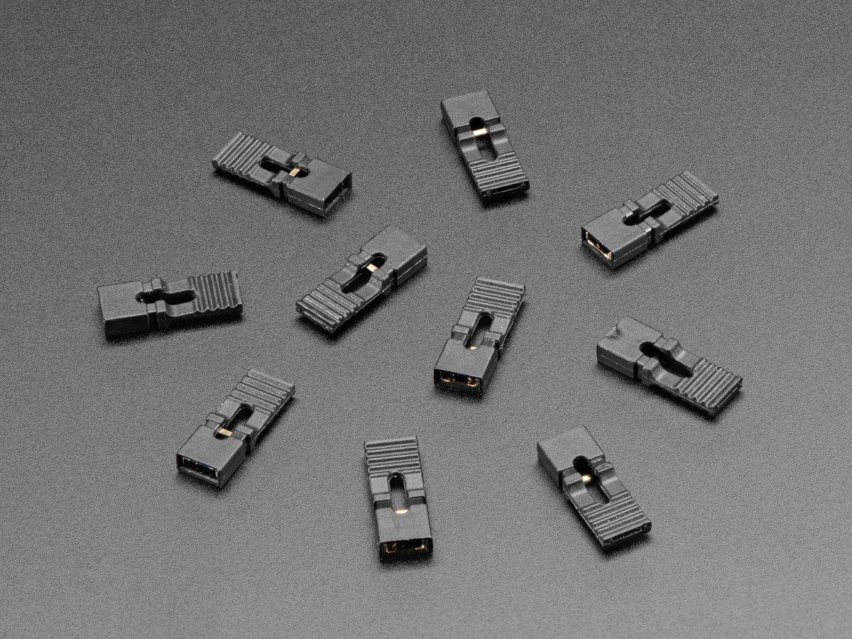 Jumper Shunt with Handle (0.1" / 2.54mm) – 10 Pack