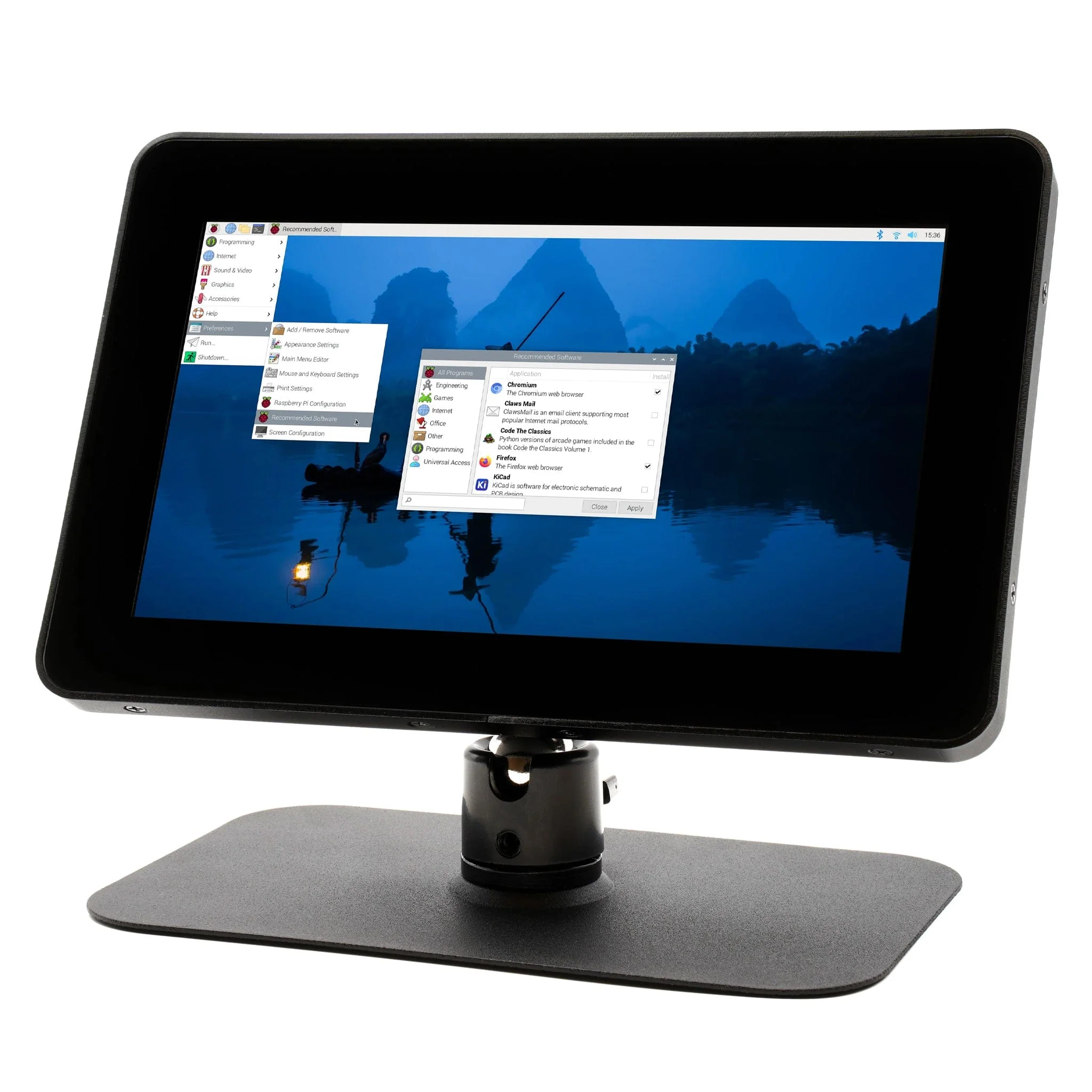 KKSB Display Stand for Raspberry Pi 5 and Touch Display 2 - HAT Version - Image 3