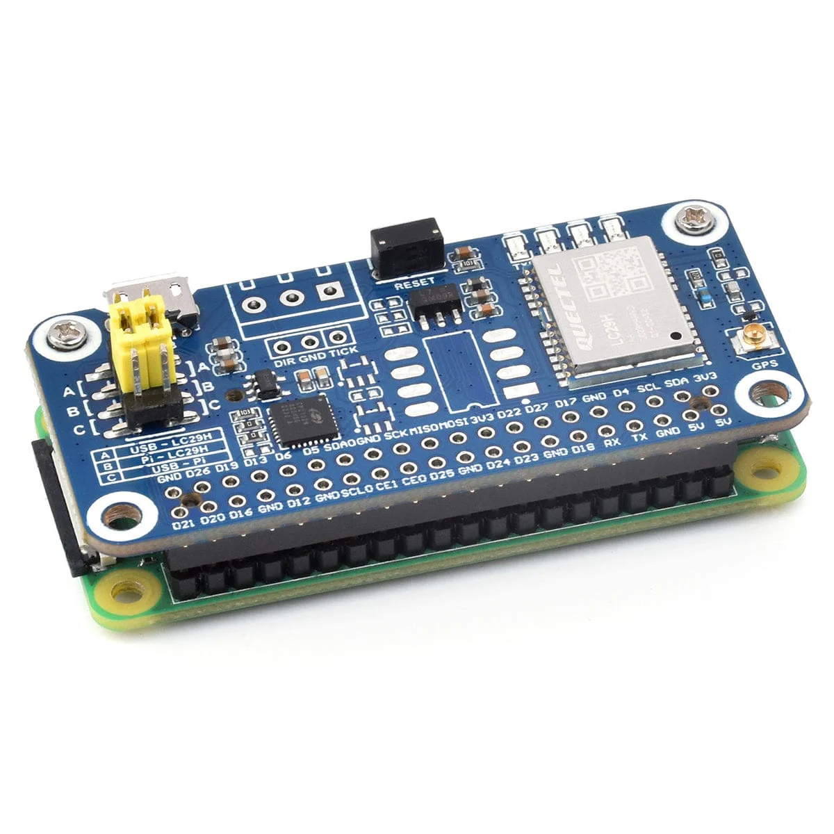 LC29H(BS) GPS/RTK HAT for Raspberry Pi - Image 4