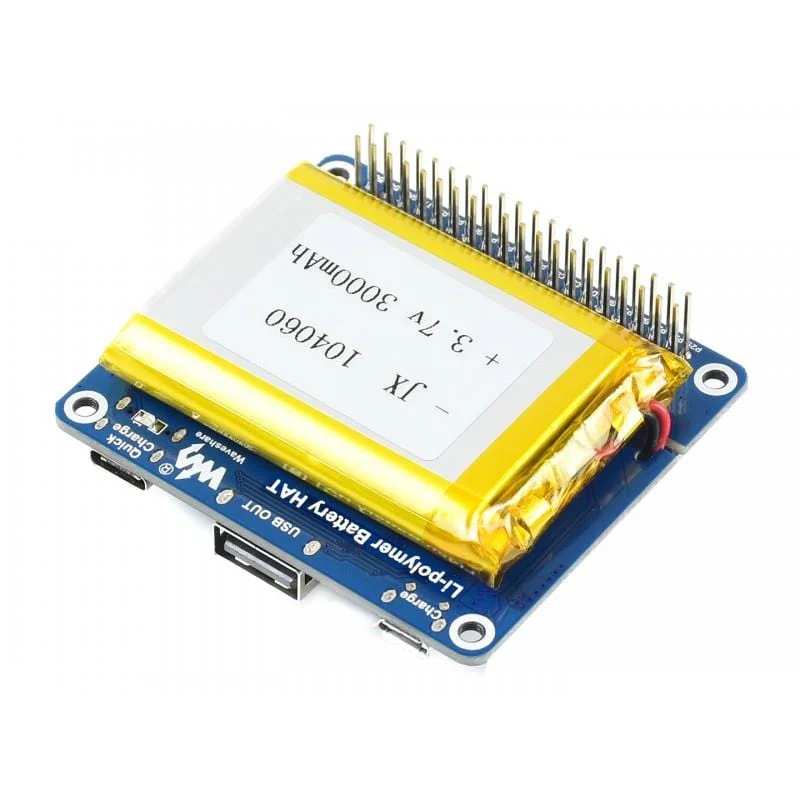 LiPo Battery HAT for Raspberry Pi
