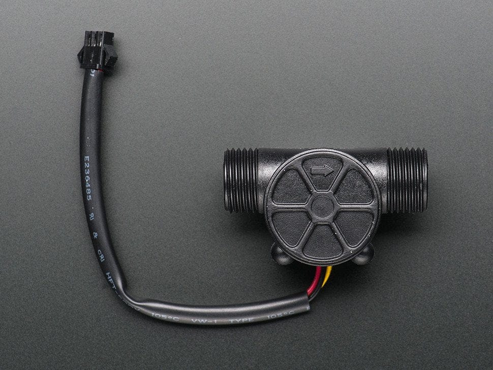 Liquid Flow Meter -  Plastic 1/2" NPS Threaded [Discontinued]