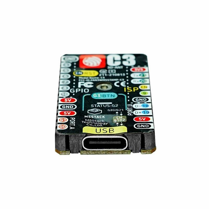 M5Stack M5Stamp C3 Mate with Pin Headers - Image 5