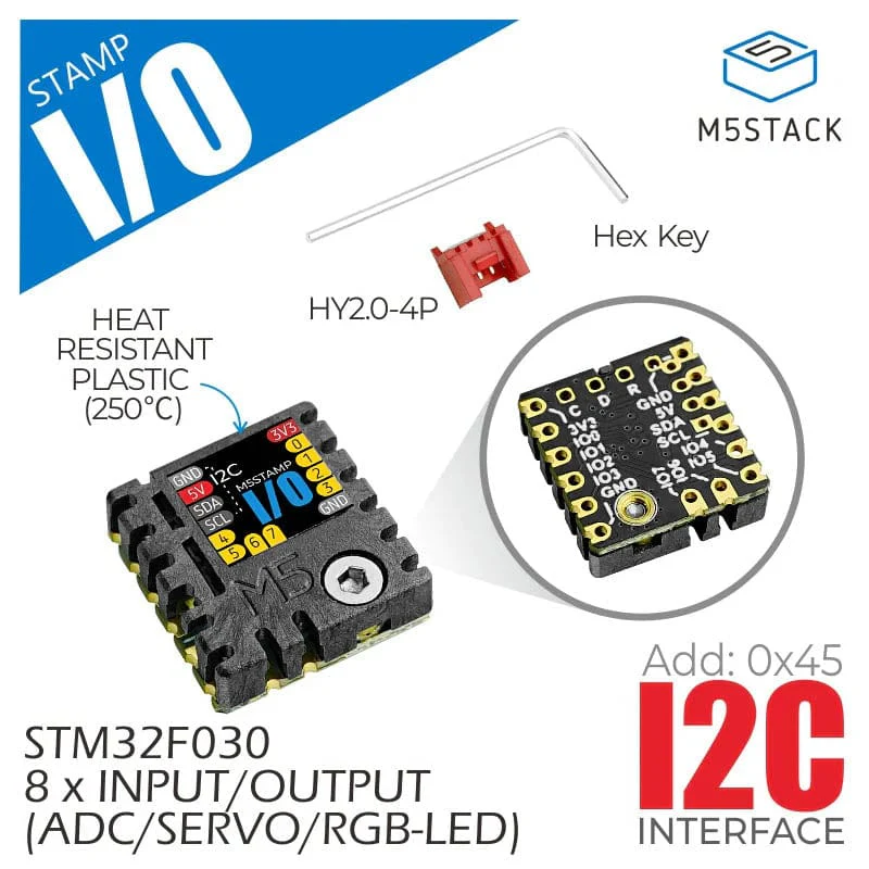 M5Stamp Extend I/O Module (STM32F0) - Image 2