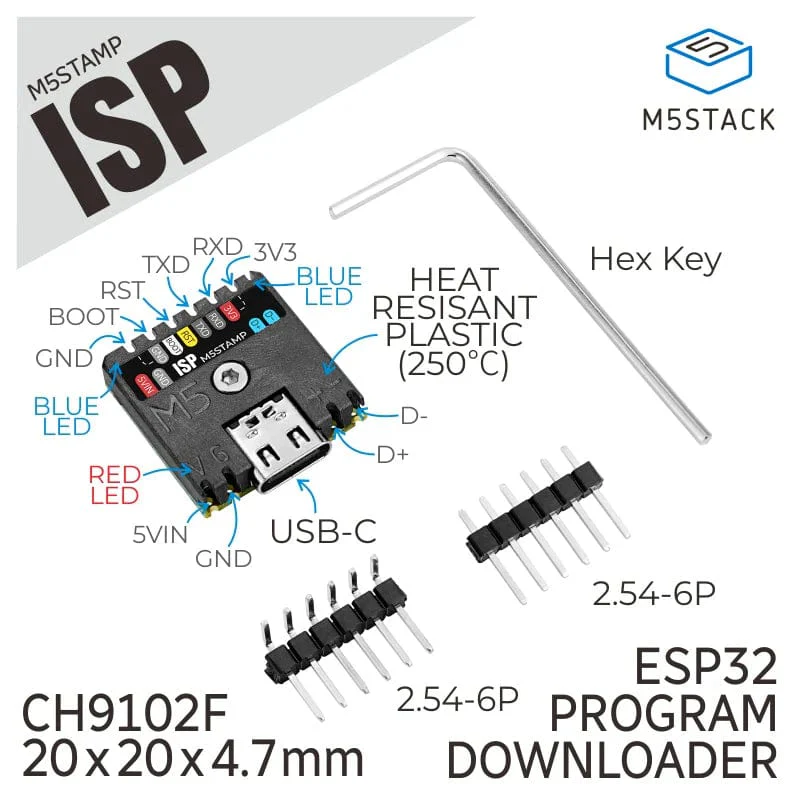 M5Stamp ISP Serial Programmer Module (CH9102) - Image 2