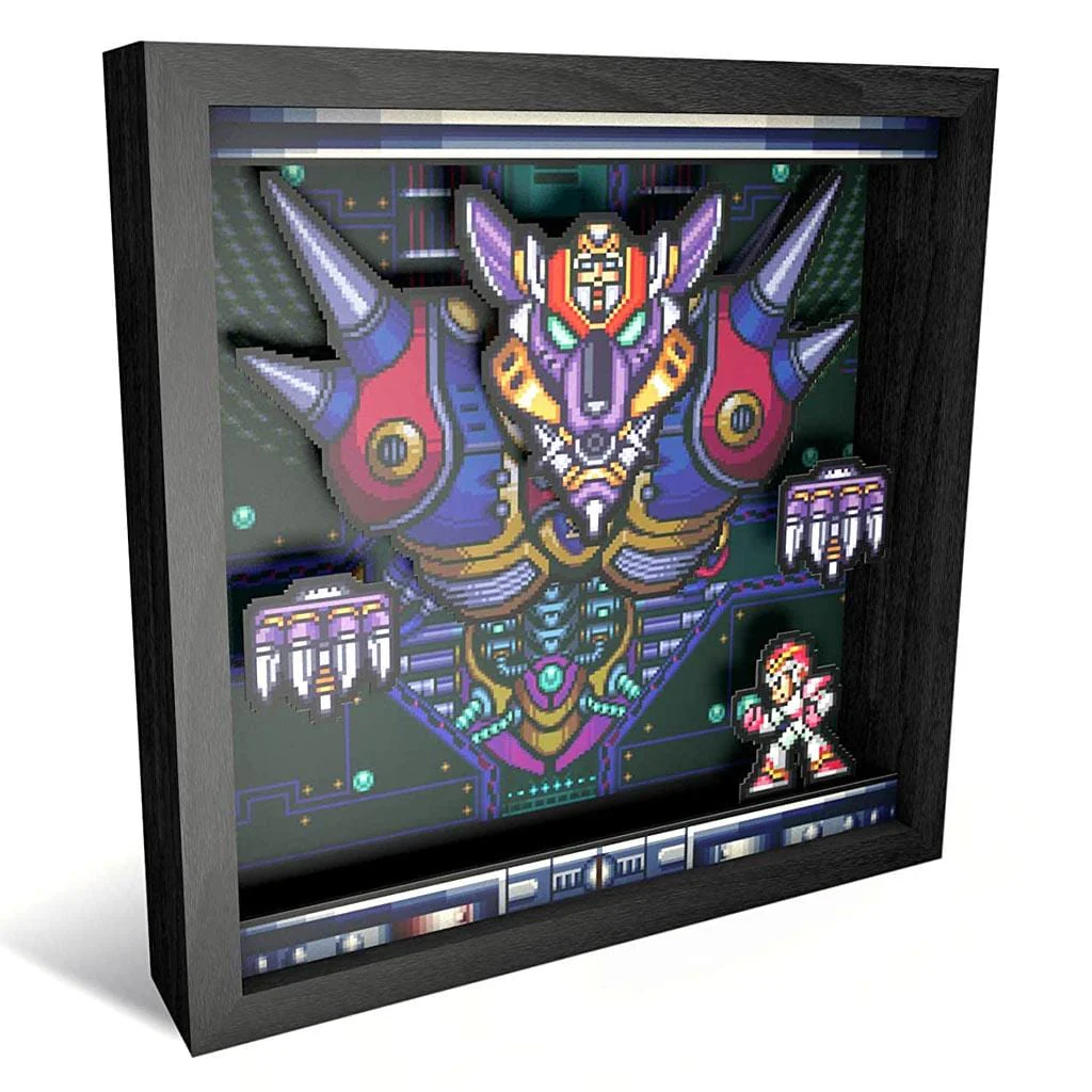 Mega Man Boss Fight Pixel Frame (9x9") [Discontinued]