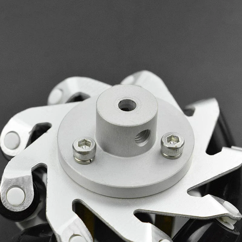 Metal Mecanum Wheel with Motor Shaft Coupling (65mm) - Left - Image 4
