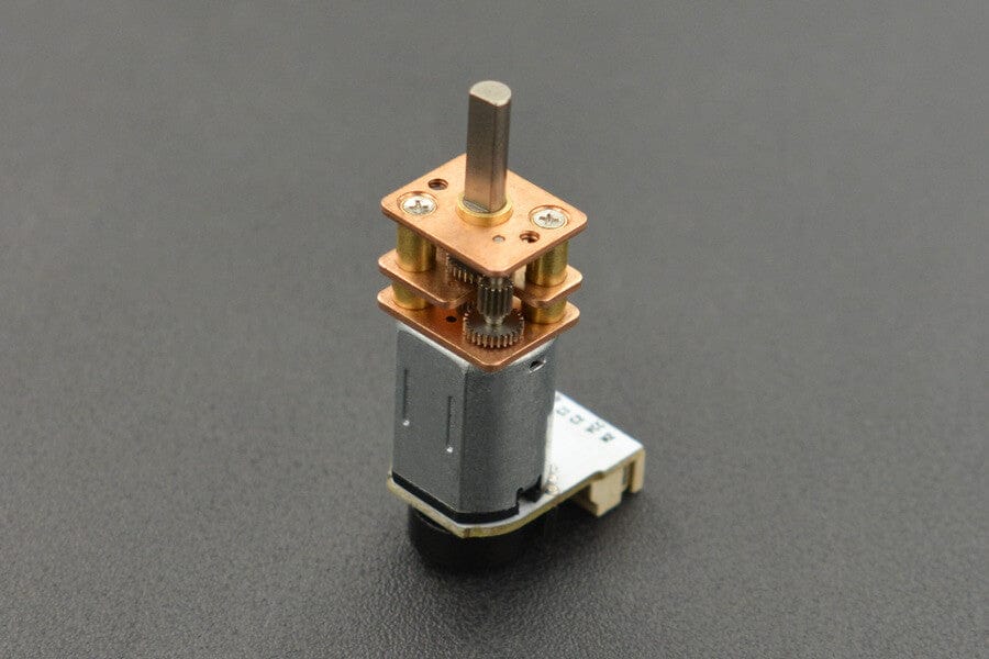 Micro Metal Geared motor with Encoder - 6V 530RPM 30:1 - Image 4