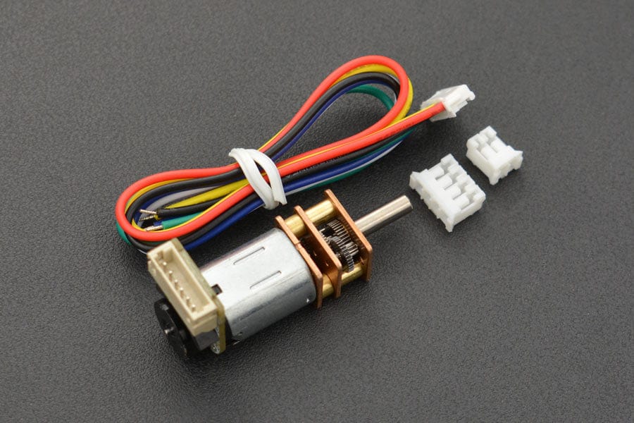 Micro Metal Geared motor with Encoder - 6V 75RPM 210:1 - Image 5