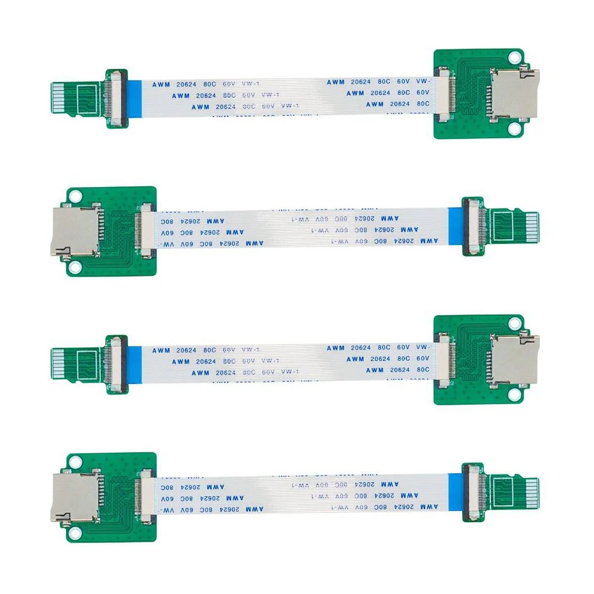 MicroSD Extender Set for Uctronics Cluster Cases (4 pieces)