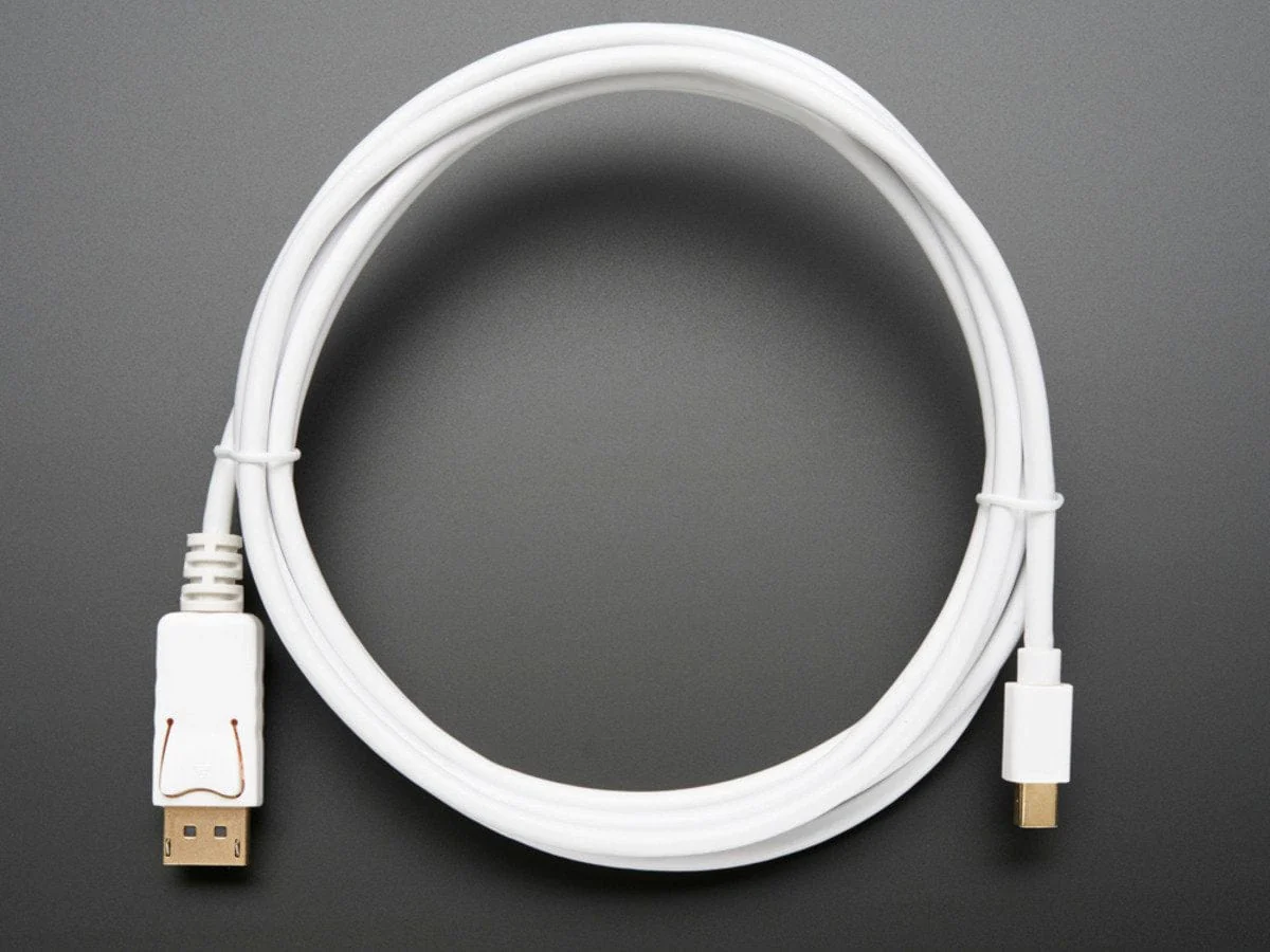 Mini DisplayPort to DisplayPort Cable - 10 ft/3 meters - White [Discontinued]
