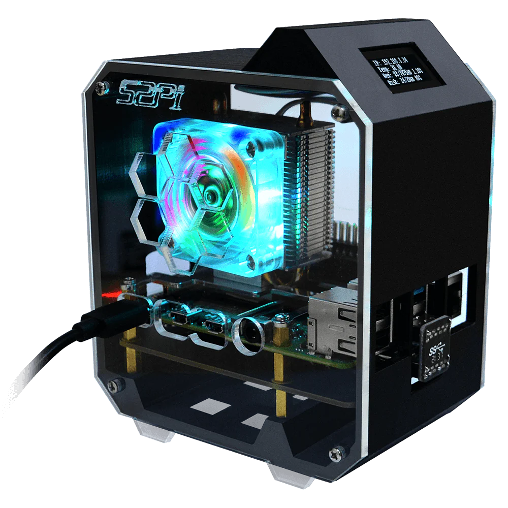 Mini Tower NAS Kit for Raspberry Pi 4 [Discontinued]