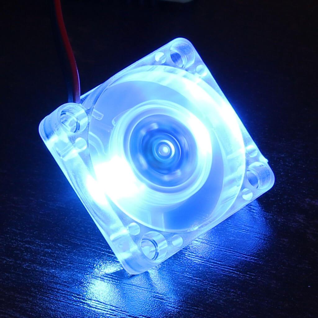 Miniature 5V LED Cooling Fan for Raspberry Pi (30mm) - Image 2