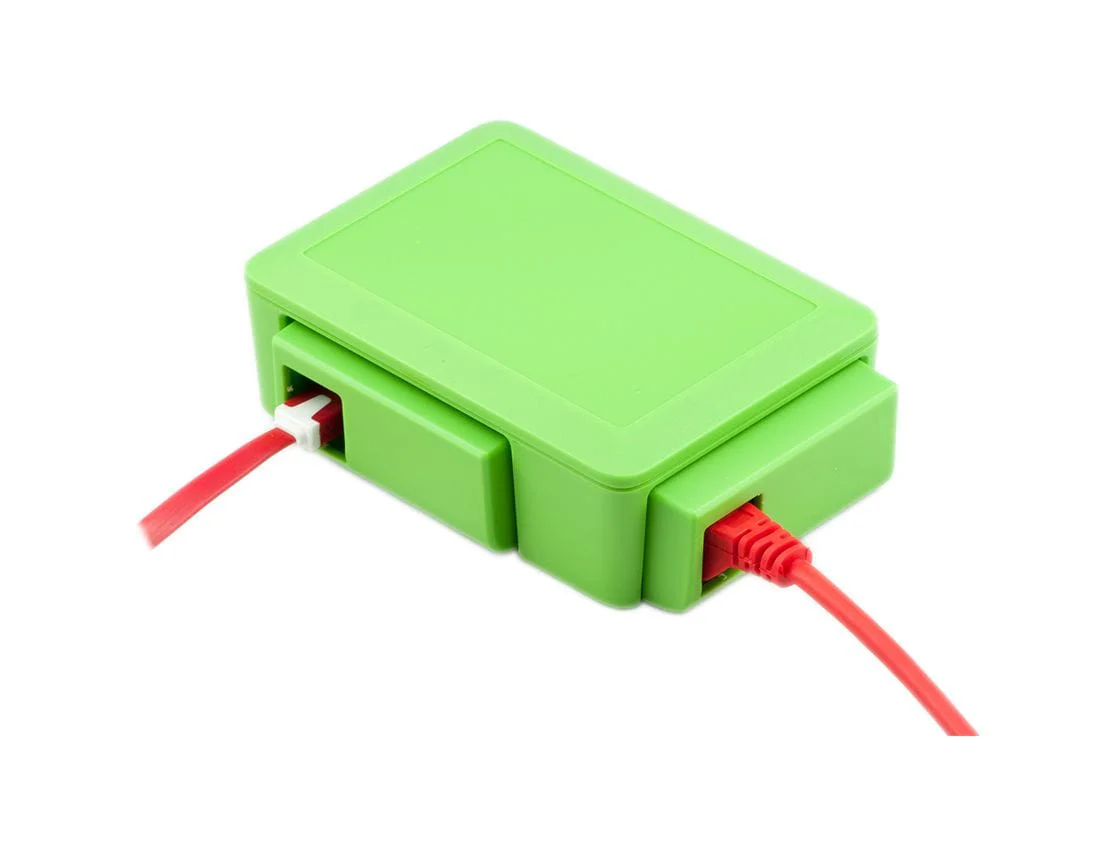 USB & HDMI Cover for Modular Raspberry Pi 3 Case - Green - Image 3