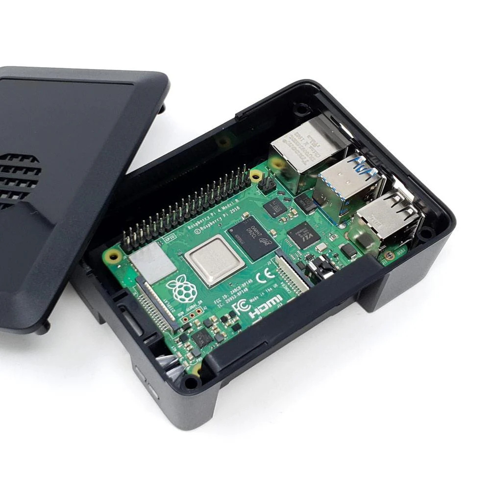 Modular Raspberry Pi 4 Case - Black - Image 2