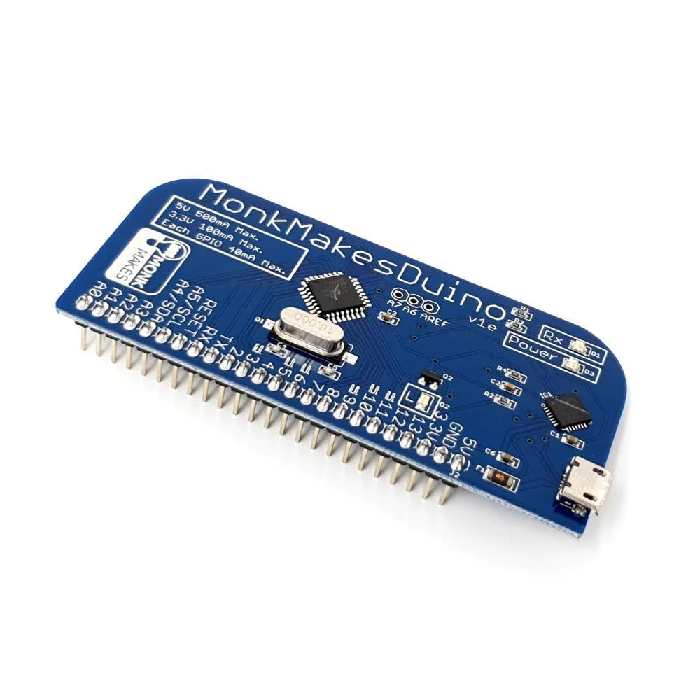 Monk Makes Duino - A Breadboard-Friendly Arduino Compatible