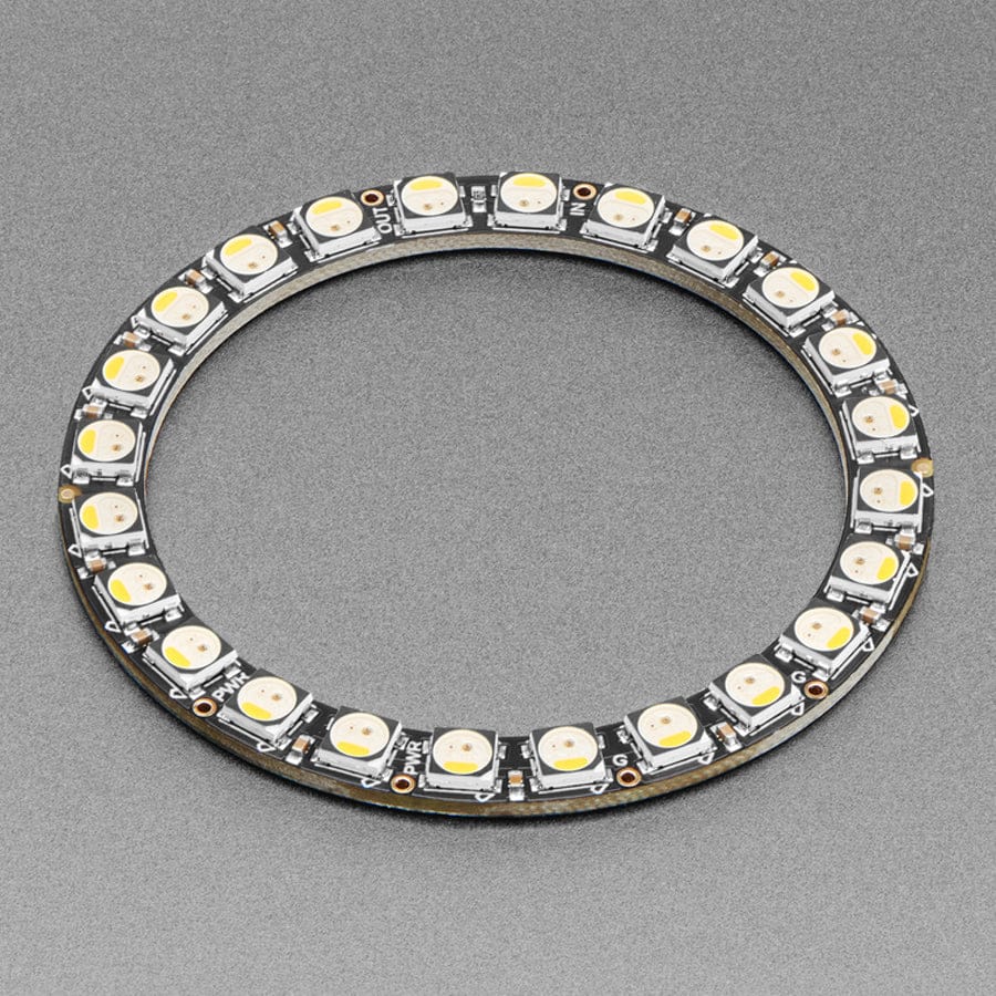 NeoPixel Ring - 24 x 5050 RGBW LEDs w/ Integrated Drivers (Natural White - 4500K)