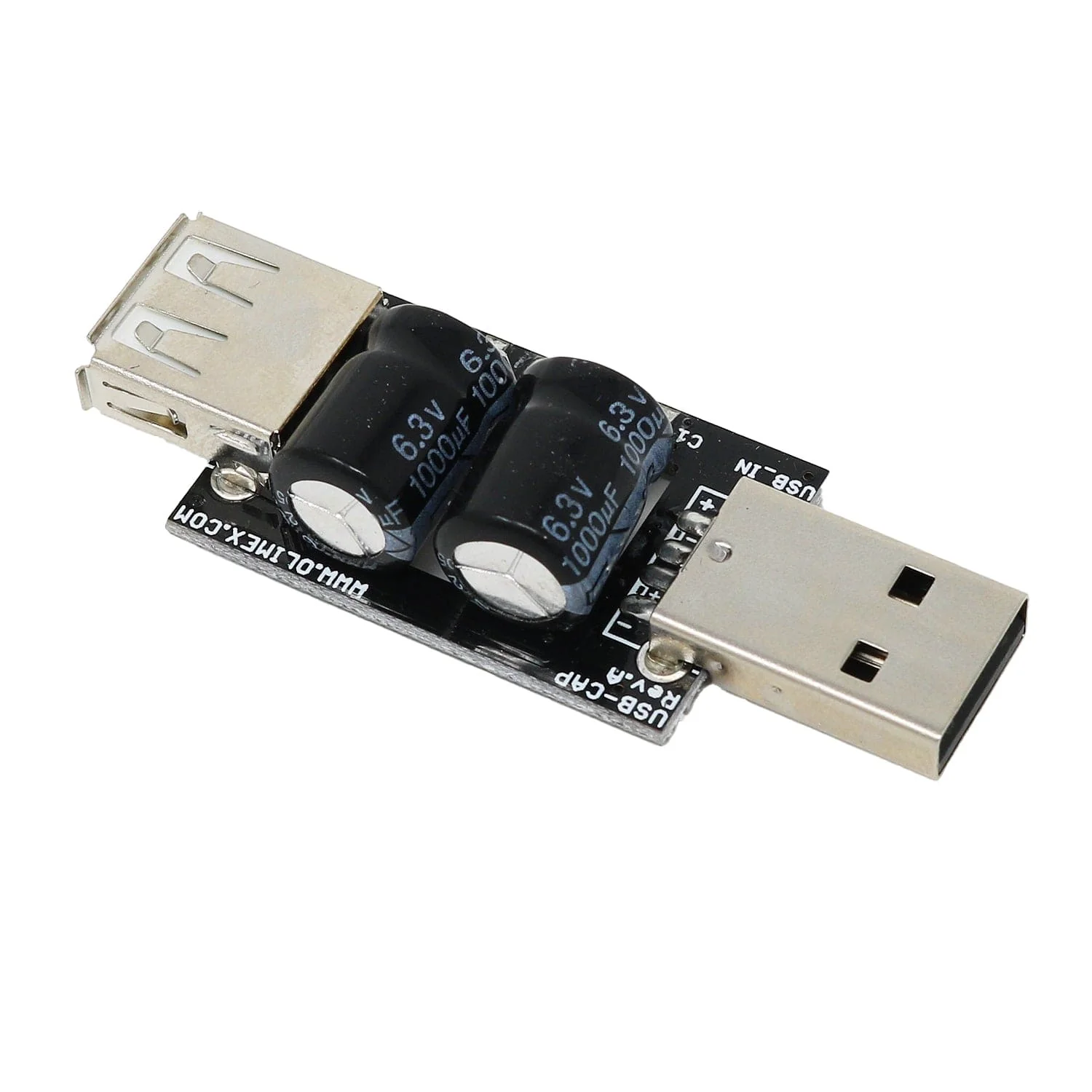 Olimex USB-CAP Low-ESR Filter for Current-Hungry Devices