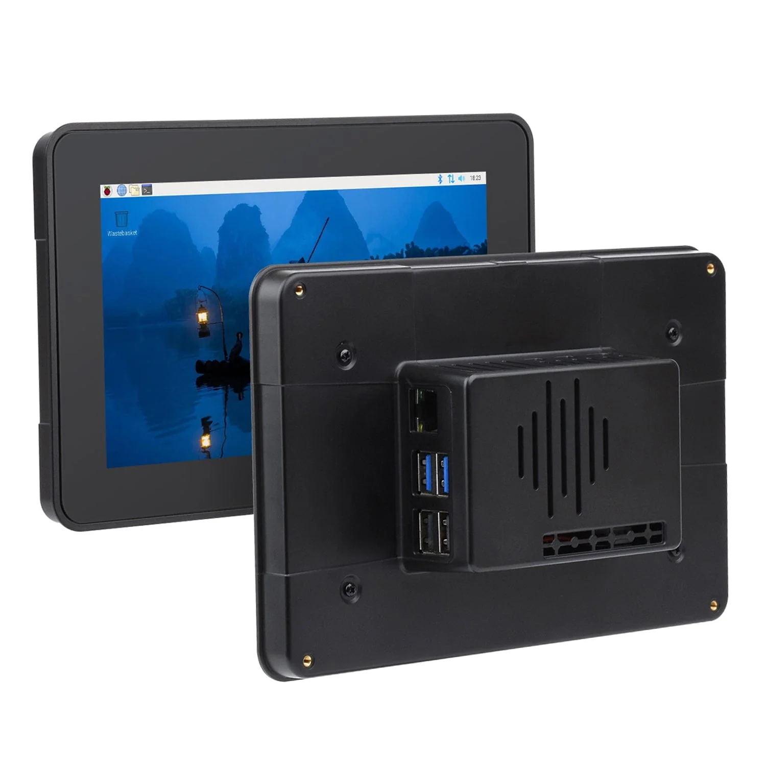 Panel Mounting Enclosure for Raspberry Pi Touch Display 2 7"