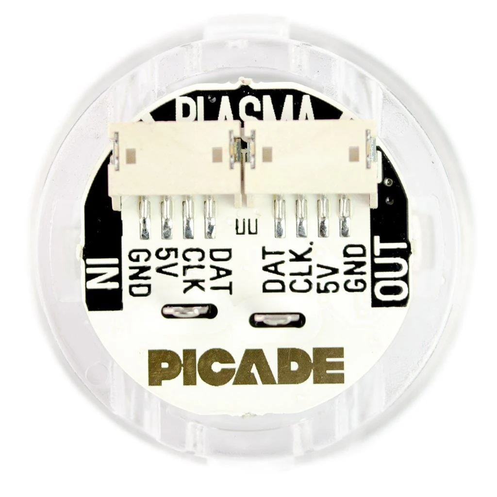 Picade Plasma Kit - Illuminated Arcade Buttons – 10-button kit - Image 3