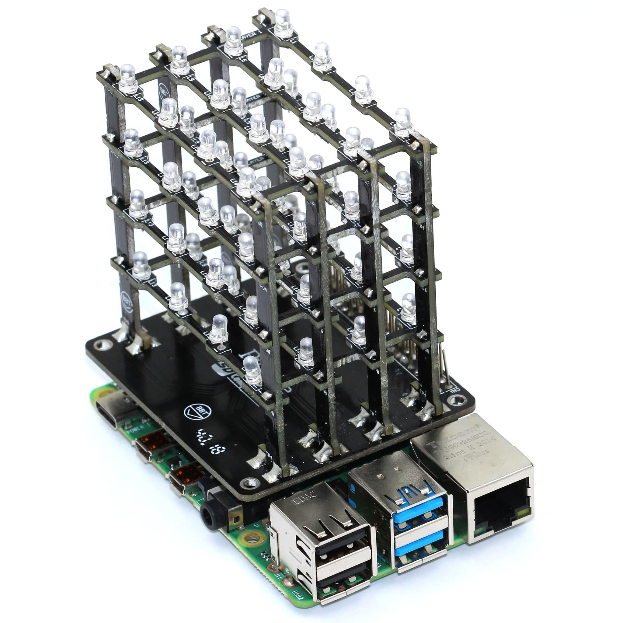 PiCube 4x4x4 LED Cube (Assembled) [Discontinued]