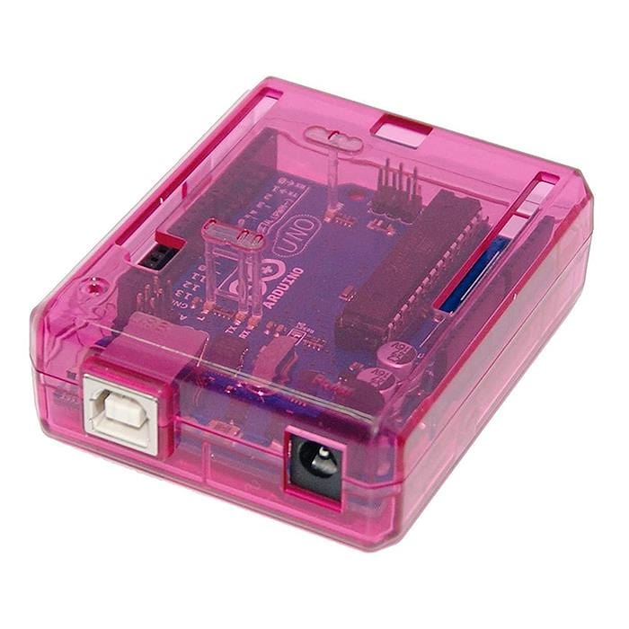 Pink Protective case for Arduino Uno [Discontinued]
