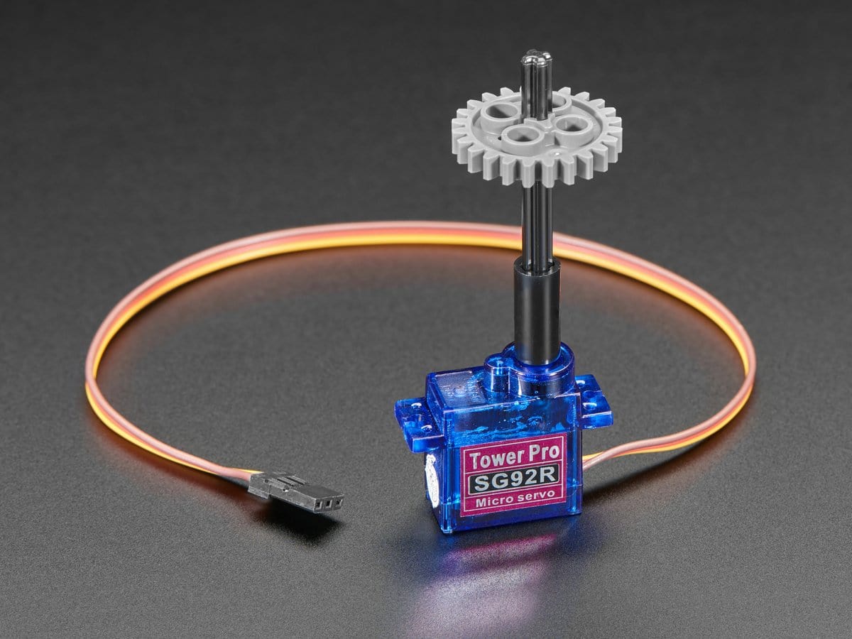 Plastic Micro Servo Adapter for Building Brick Cross - 16mm long