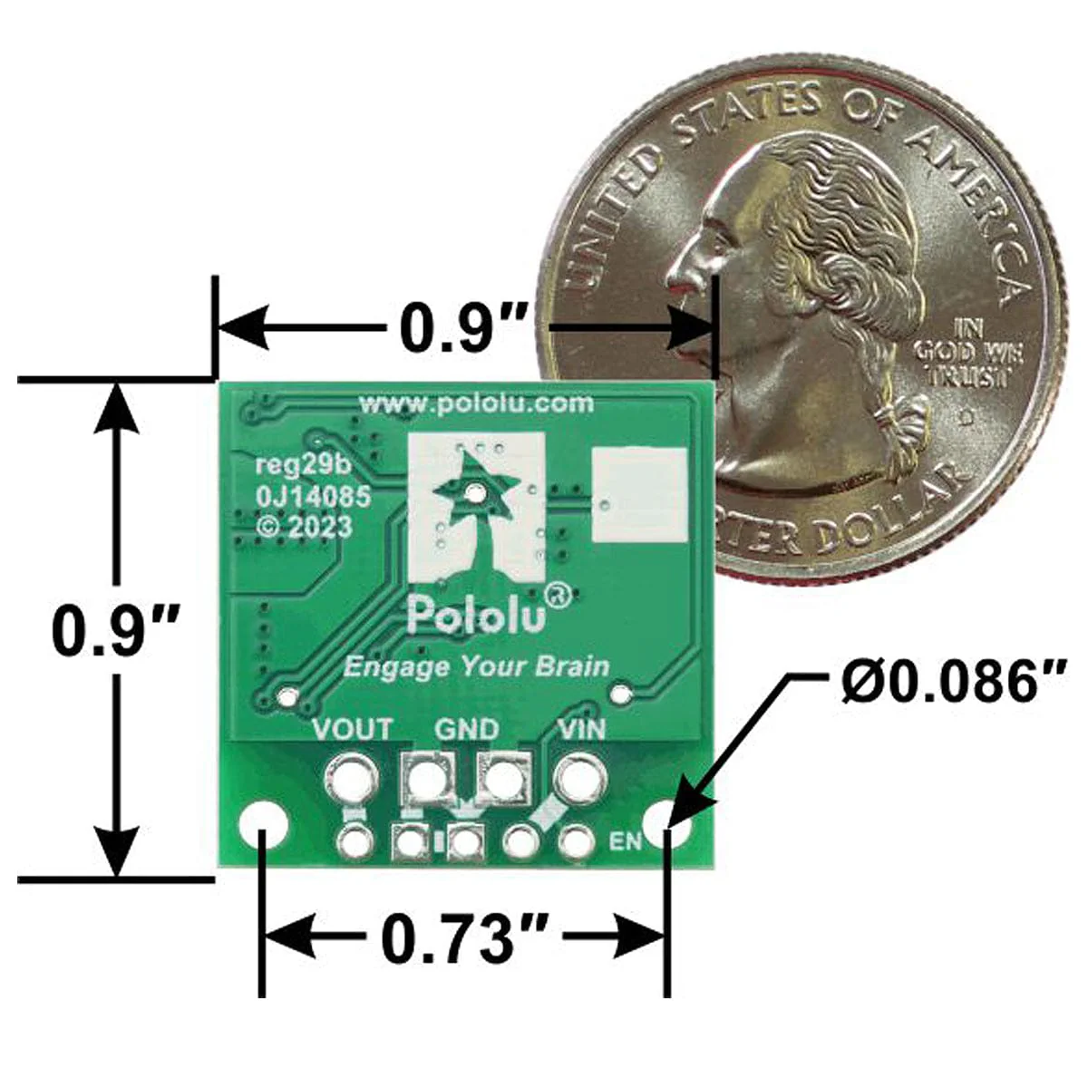 Pololu 15V 2.5A Step-Up/Step-Down Voltage Regulator S13V25F15 - Image 10