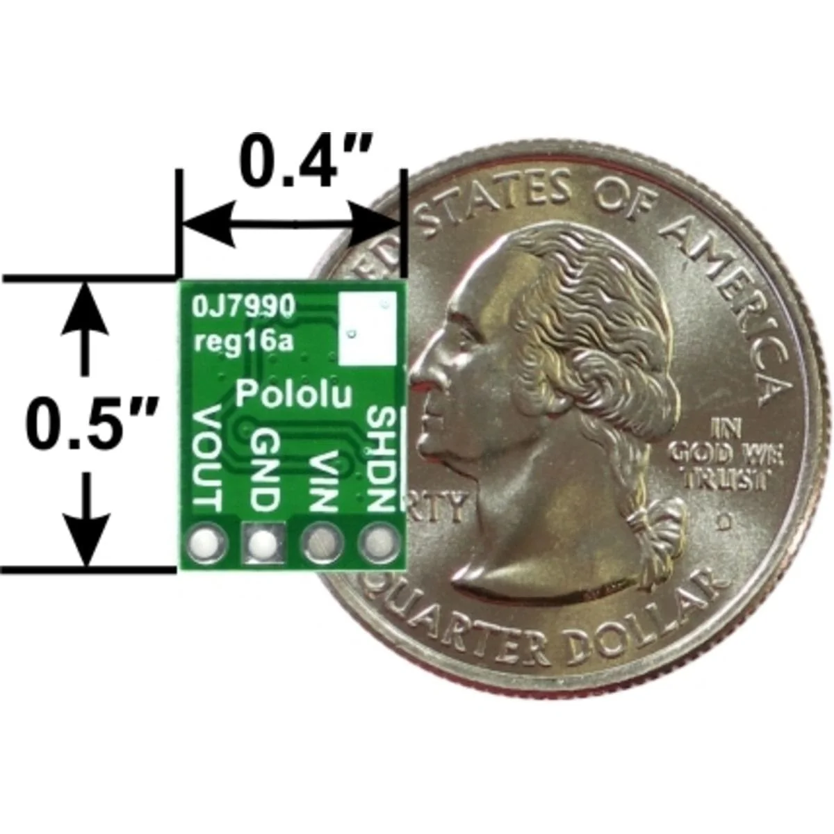 Pololu 3.3V, 500mA Step-Down Voltage Regulator D24V5F3 - Image 6